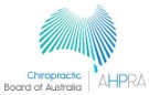 Australian Health Practitioner Regulation Agency - Chiropractic Board of Australia